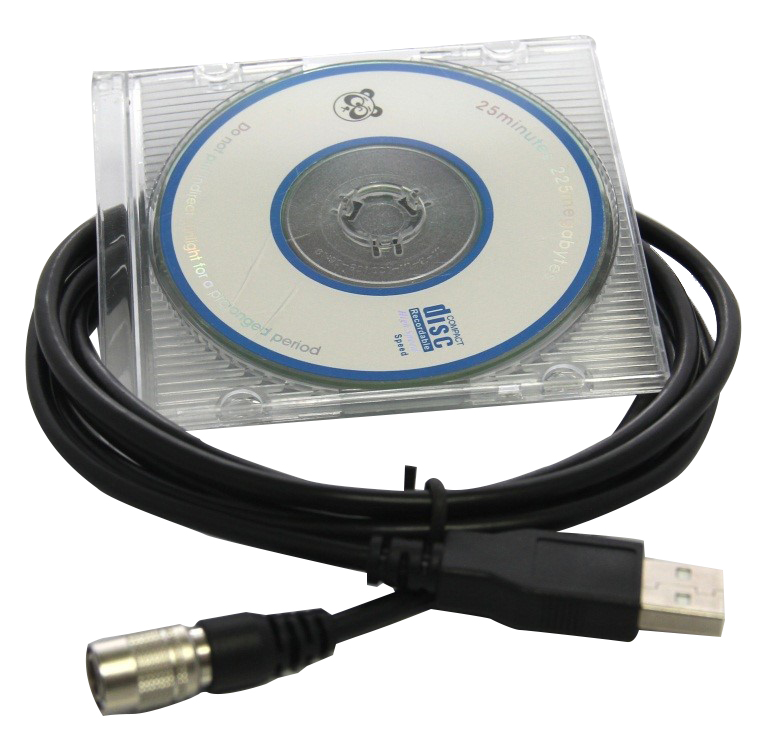 Cable de descarga USB, para estaciones totales Nikon - Trimble