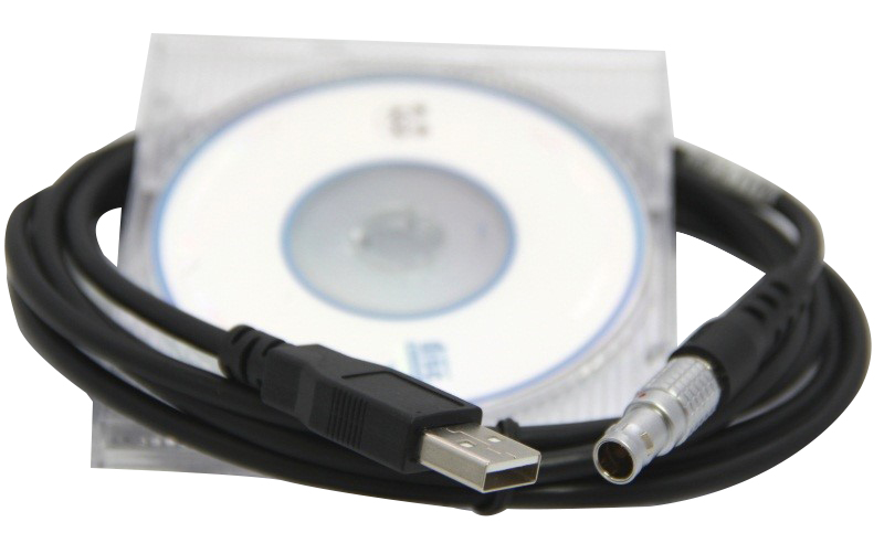 Cable de descarga USB, para estaciones totales Leica