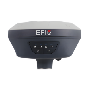 Receptor GNSS RTK, Marca EFIX, modelo F7+, configuración BASE